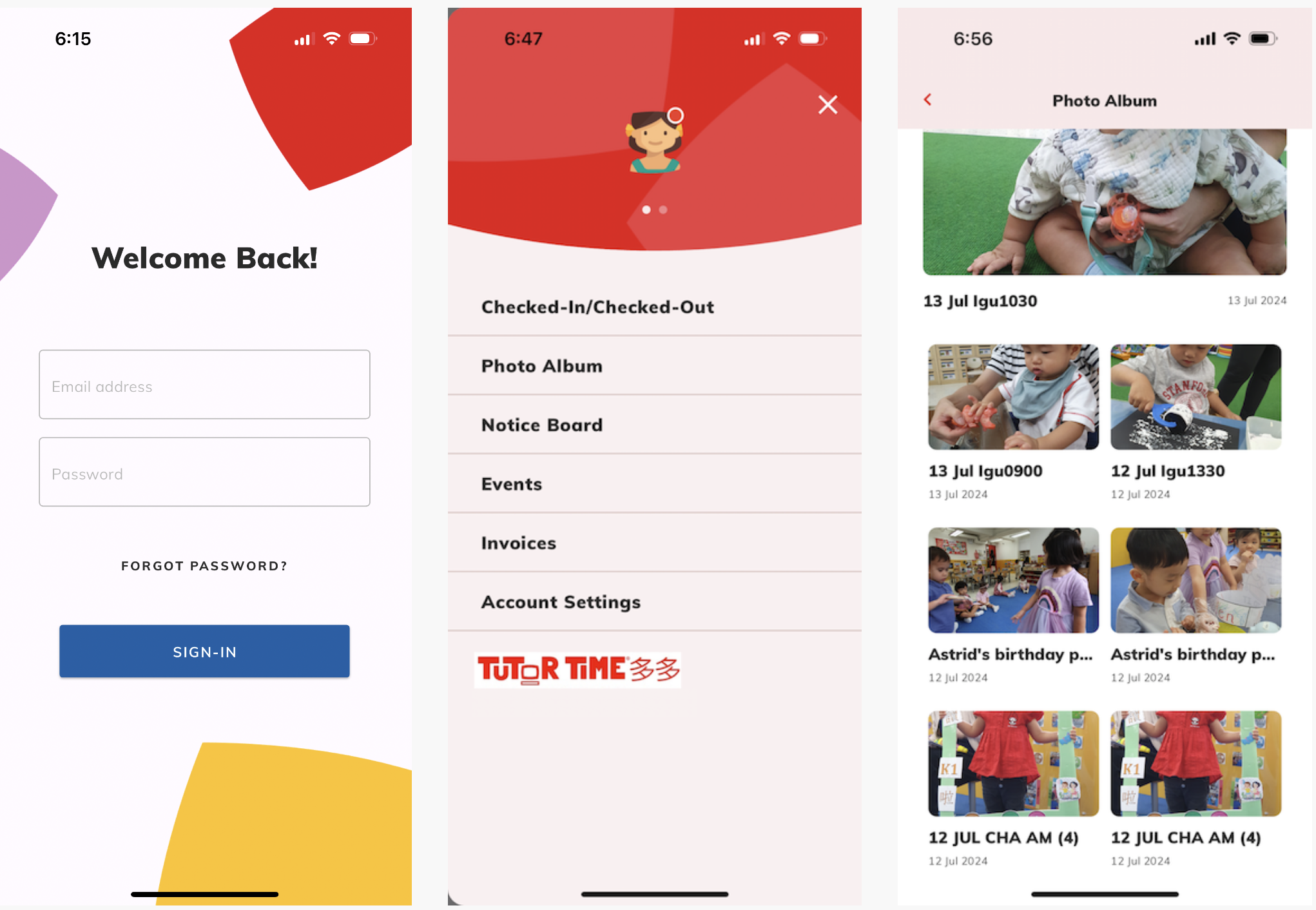 Tutor Time App